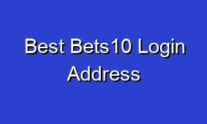 Best Bets10 Login Address