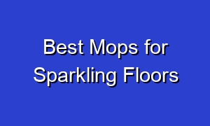 Best Mops for Sparkling Floors