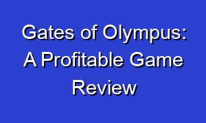 Gates of Olympus: A Profitable Game Review