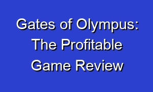 Gates of Olympus: The Profitable Game Review