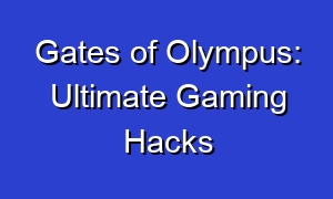 Gates of Olympus: Ultimate Gaming Hacks