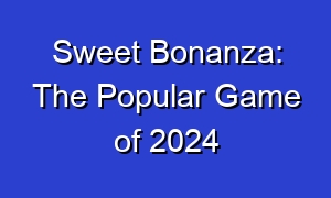 Sweet Bonanza: The Popular Game of 2024