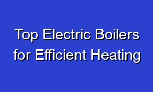 Top Electric Boilers for Efficient Heating