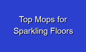 Top Mops for Sparkling Floors