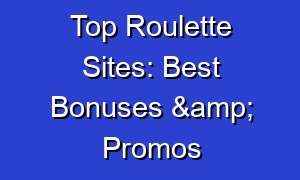 Top Roulette Sites: Best Bonuses & Promos