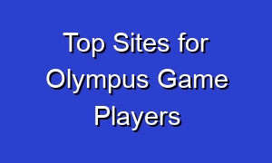 Top Sites for Olympus Game Players