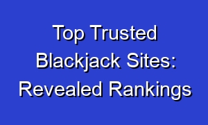 Top Trusted Blackjack Sites: Revealed Rankings