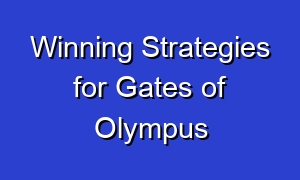 Winning Strategies for Gates of Olympus